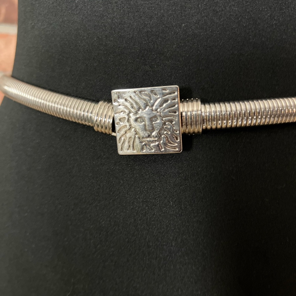 Anne Klein Silver Stretch Belt